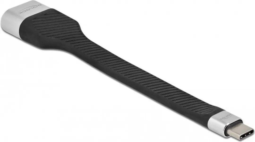Delock USB Type-C naar HDMI Kabel 4K60 - 14cm - Zwart