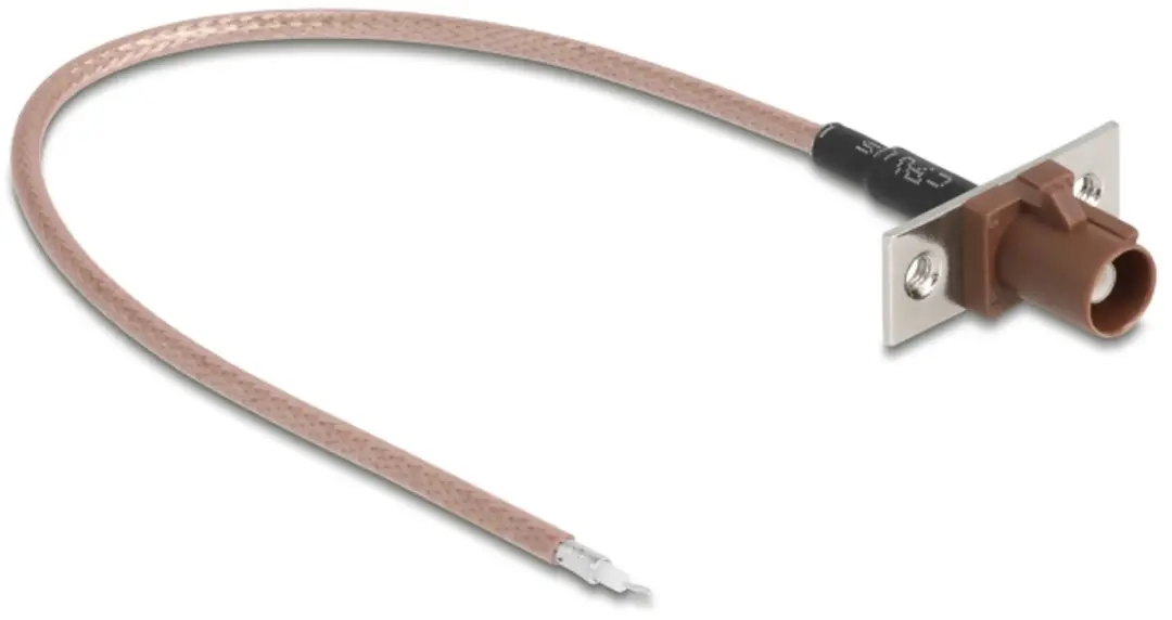 Delock FAKRA F Antennekabel RG-316 20cm - Bruin