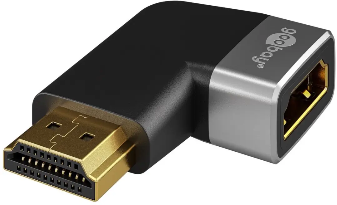 Goobay Plus HDMI Adapter Haaks 8K 60Hz HDR