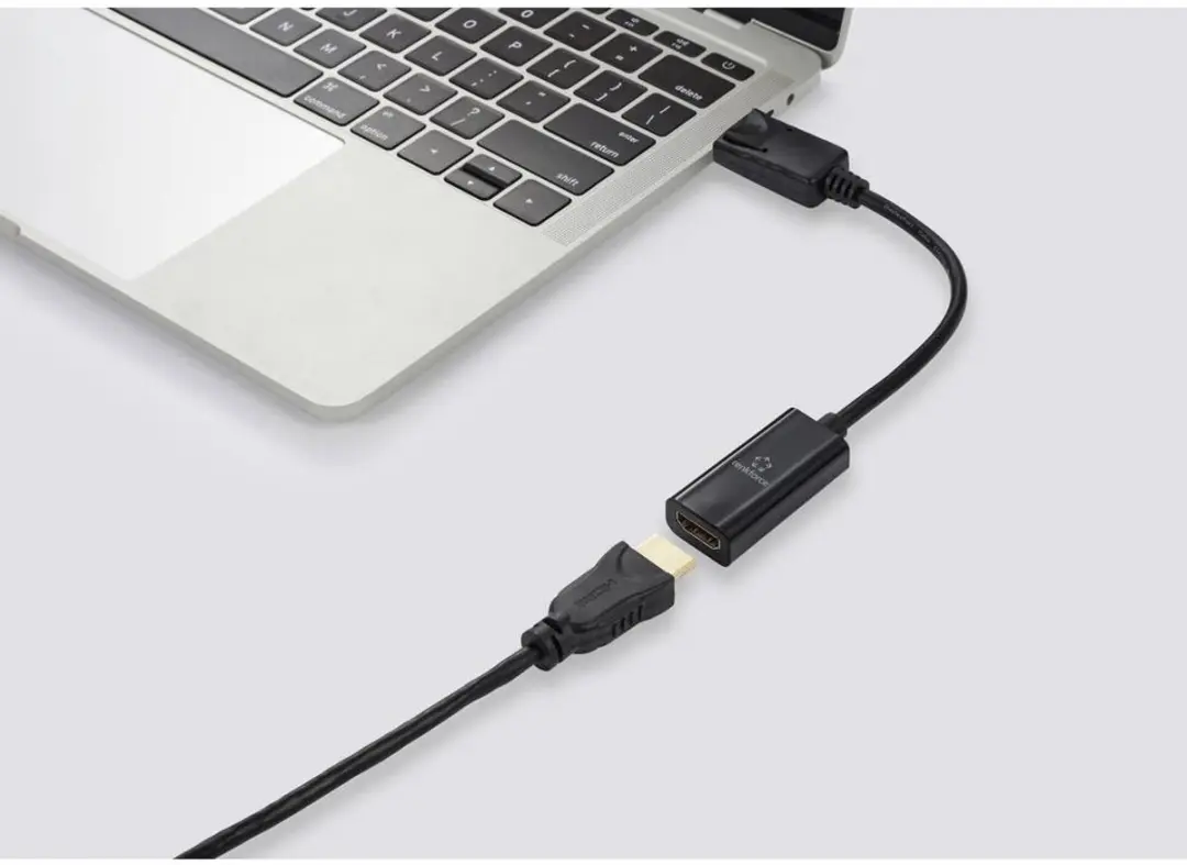 Renkforce RF-5596324 DisplayPort naar HDMI Adapter - 4K UHD - Zwart