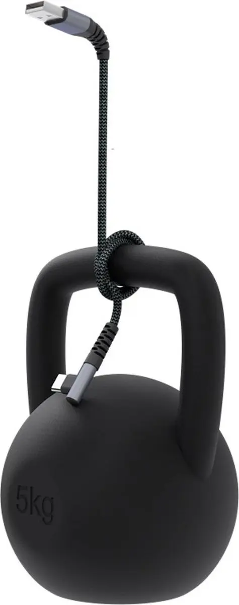 Goobay USB-C Haaks naar USB-A Kabel 2.0 - 0,5m - Grijs