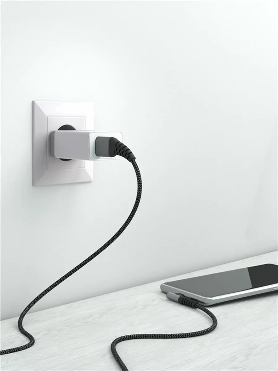 Goobay USB-C Haaks naar USB-A Kabel 2.0 - 0,5m - Grijs
