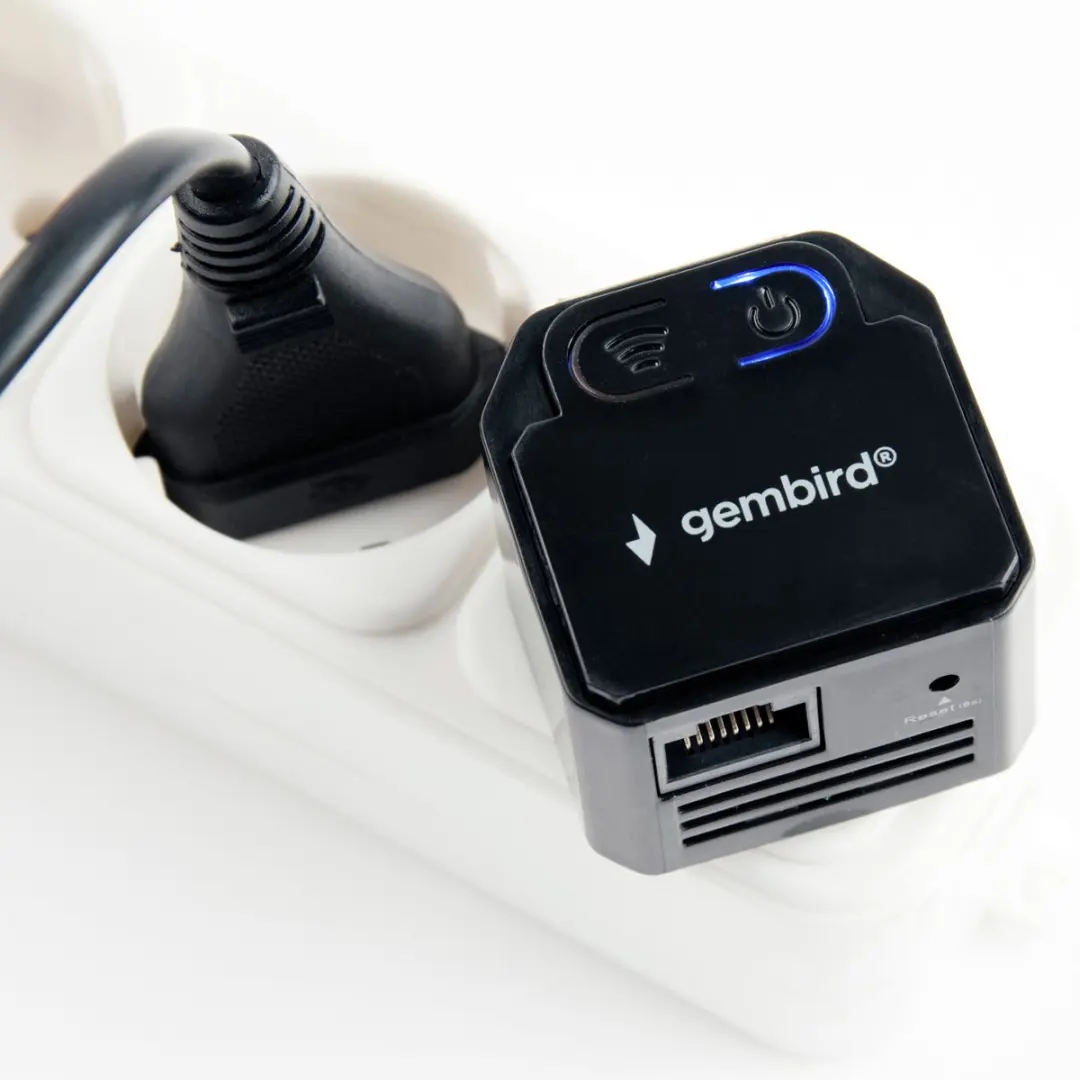 Gembird Wifi Repeater WNP-RP300-03-BK - 300Mbps - Zwart