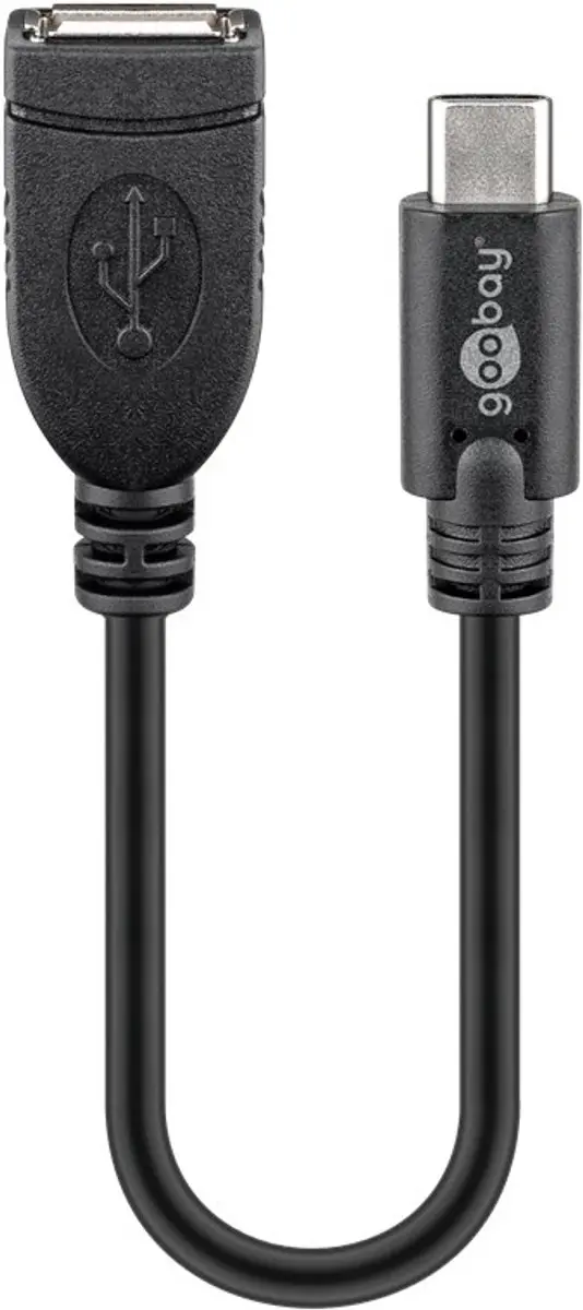 Goobay USB-C naar USB-A Adapter 2,5W - 10 Stuks - 0,2m