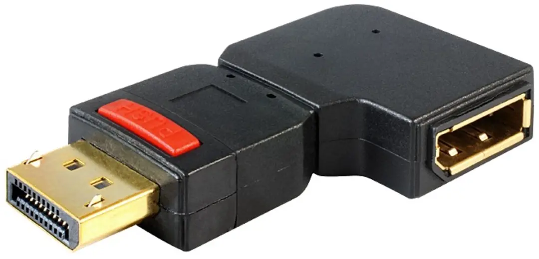 Delock DisplayPort Adapter 90° Links