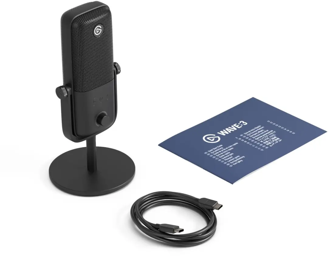 Elgato Wave:3 MK.2 Streaming Microfoon - Zwart