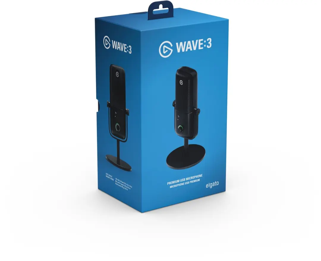Elgato Wave:3 MK.2 Streaming Microfoon - Zwart