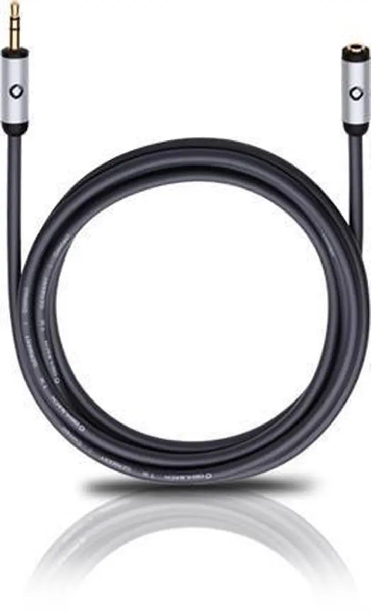 Oehlbach i-Connect J-35 EX Jackplug Audio Verlengkabel 5m - Zwart