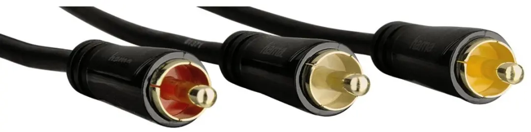 Hama SCART - 3x Cinch 1.5m Kabel - Zwart