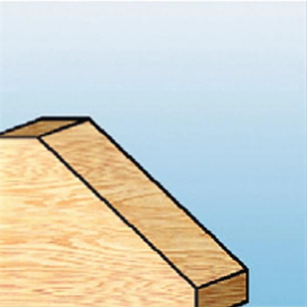 Makita D-11514 Afschuinfrees 12mm