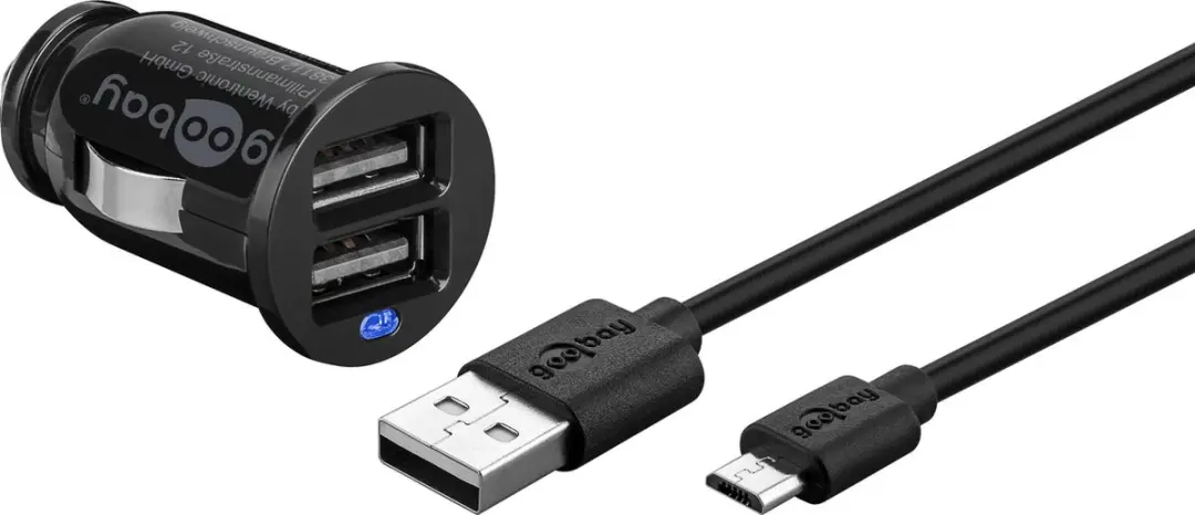 Goobay USB Micro Autolader OKS-34588