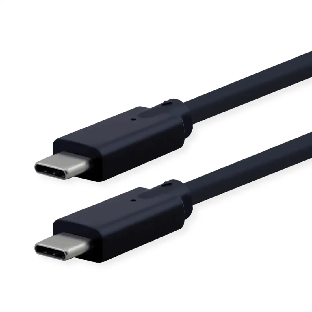 Roline USB 3.2 Gen2 C-C Kabel 10Gbit/s 100W 3m - Zwart