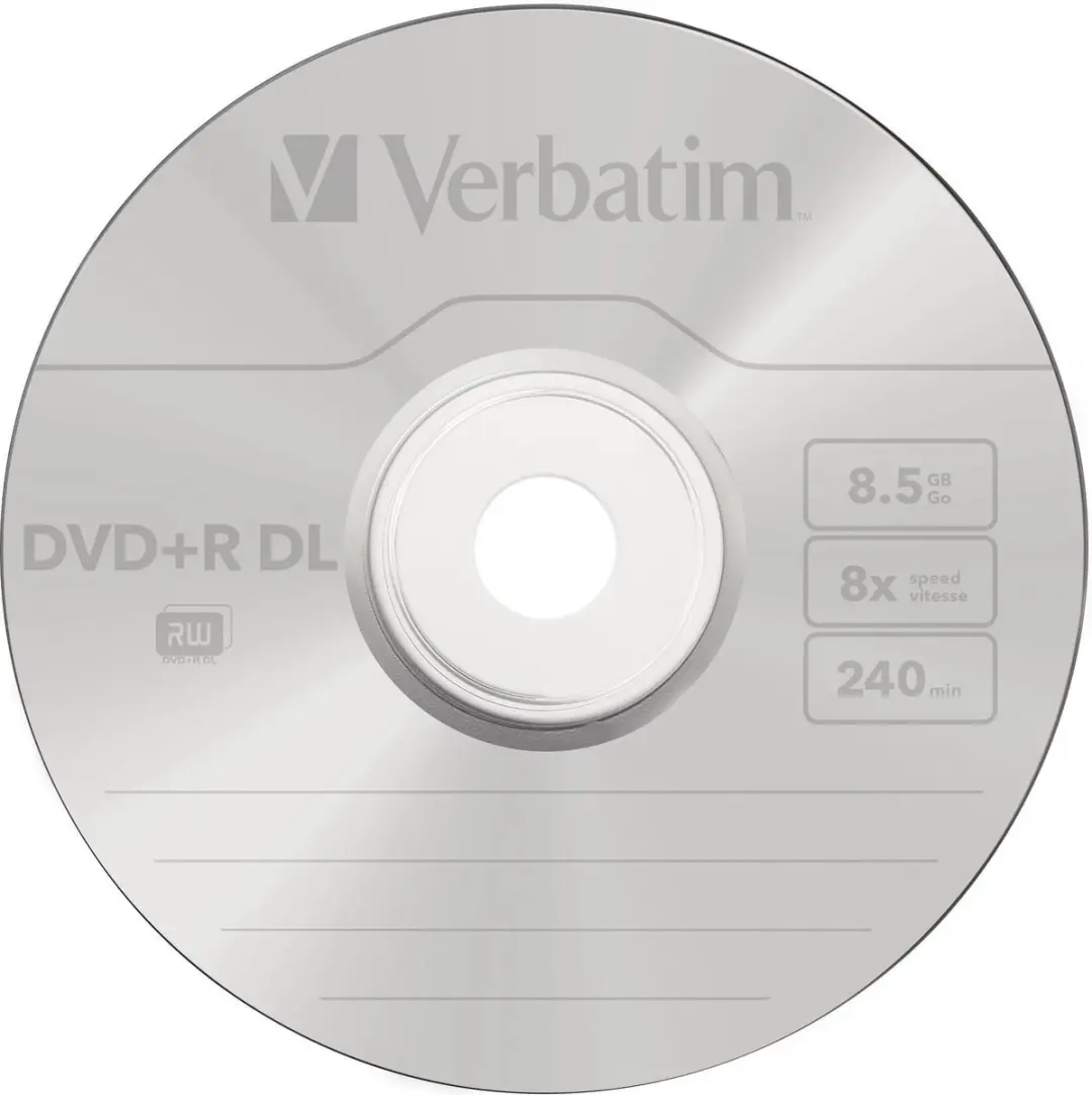 Verbatim DVD+R DL 43758 8GB 8x - 20 Stuks
