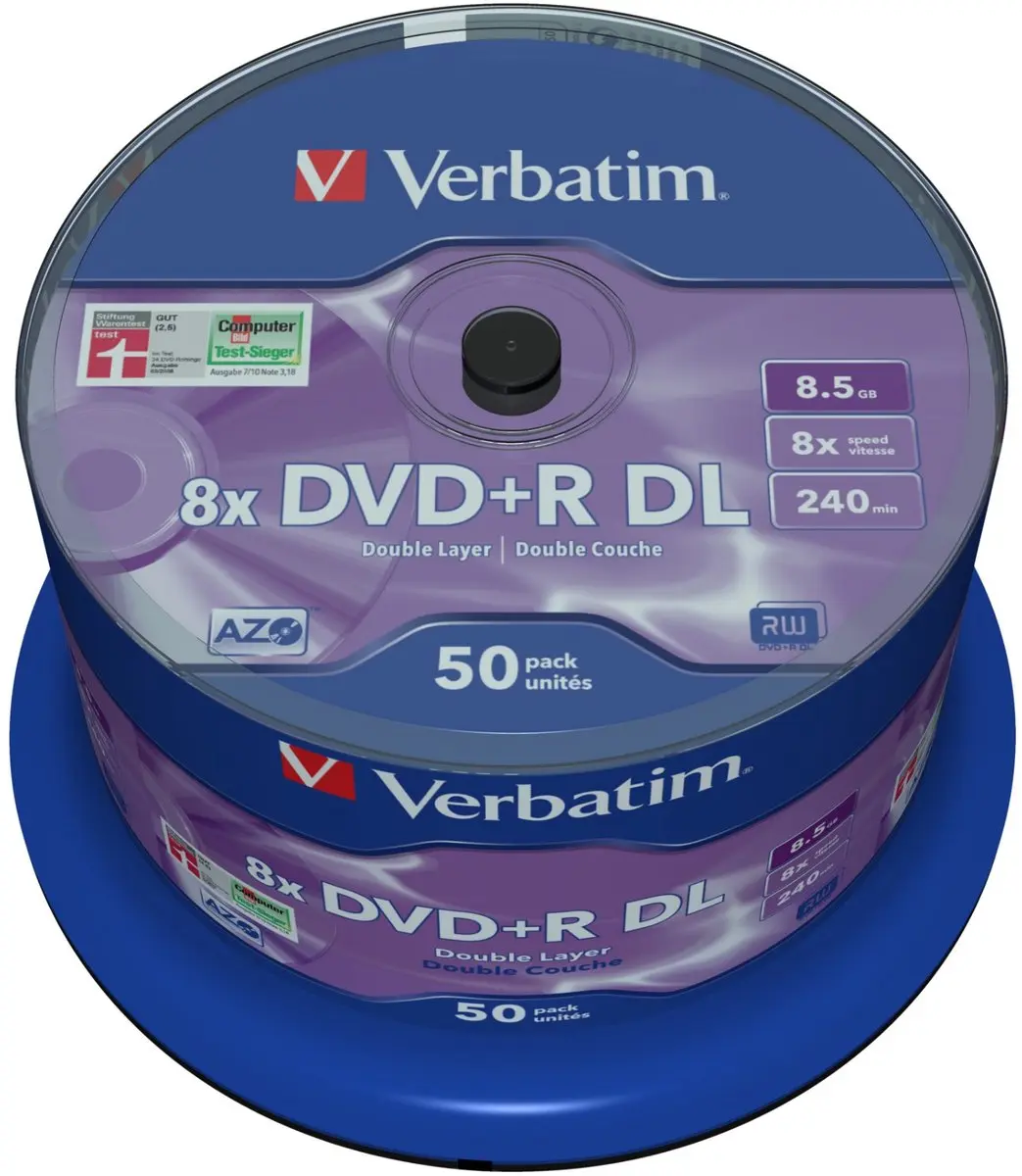 Verbatim DVD+R DL 43758 8GB 8x
