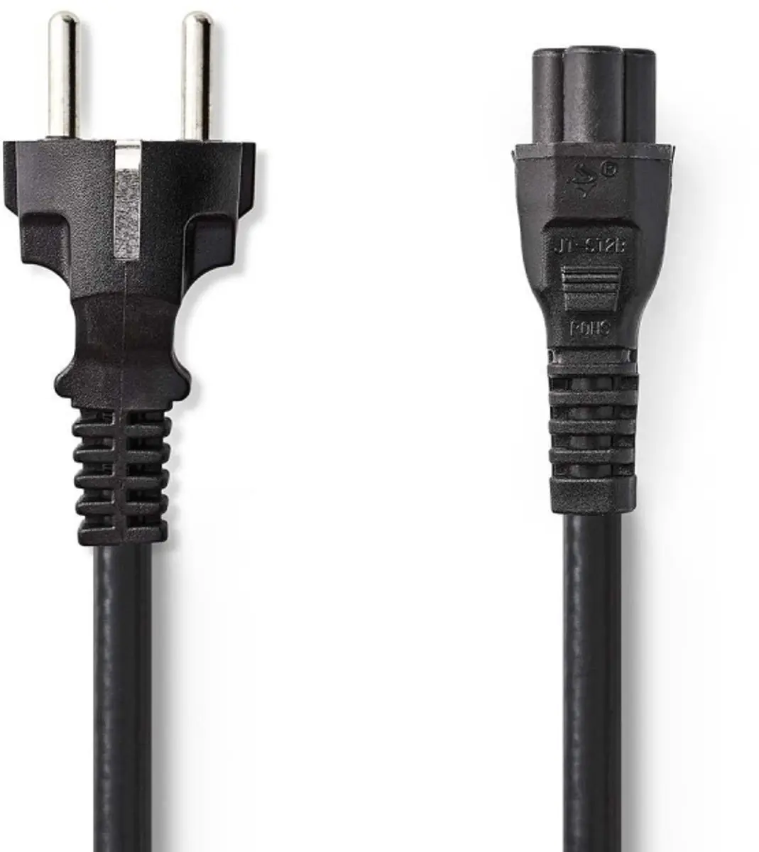 Nedis Stroomkabel CEGL10130BK20 Type F - 2.00m - Zwart