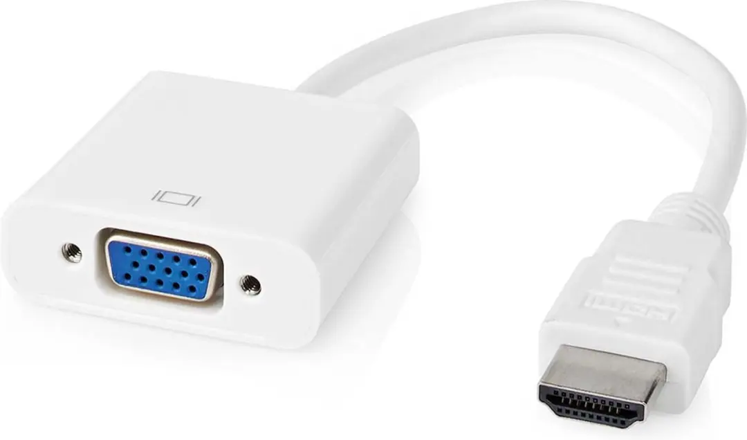 Nedis HDMI naar VGA Adapter CCGB34900WT02 - Wit