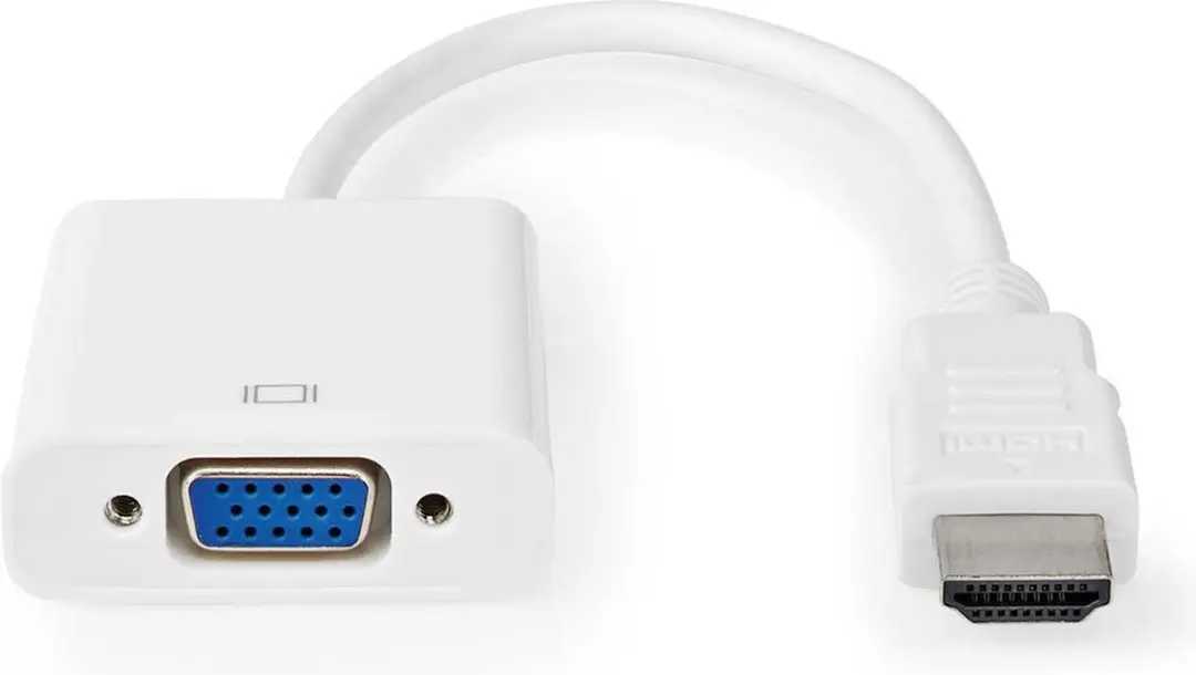 Nedis HDMI naar VGA Adapter CCGB34900WT02 - Wit