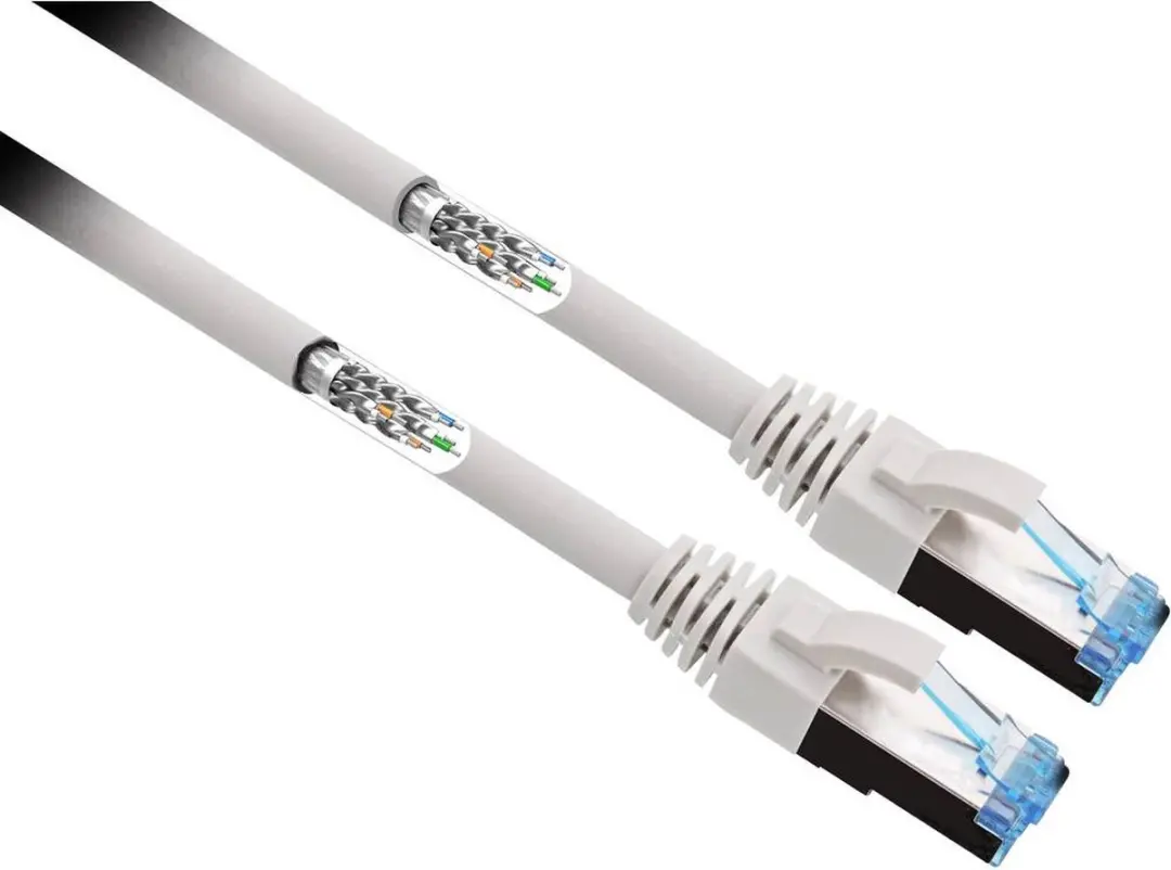 Renkforce RF-4737370 Netwerkkabel CAT 6A S/FTP 3m - Grijs