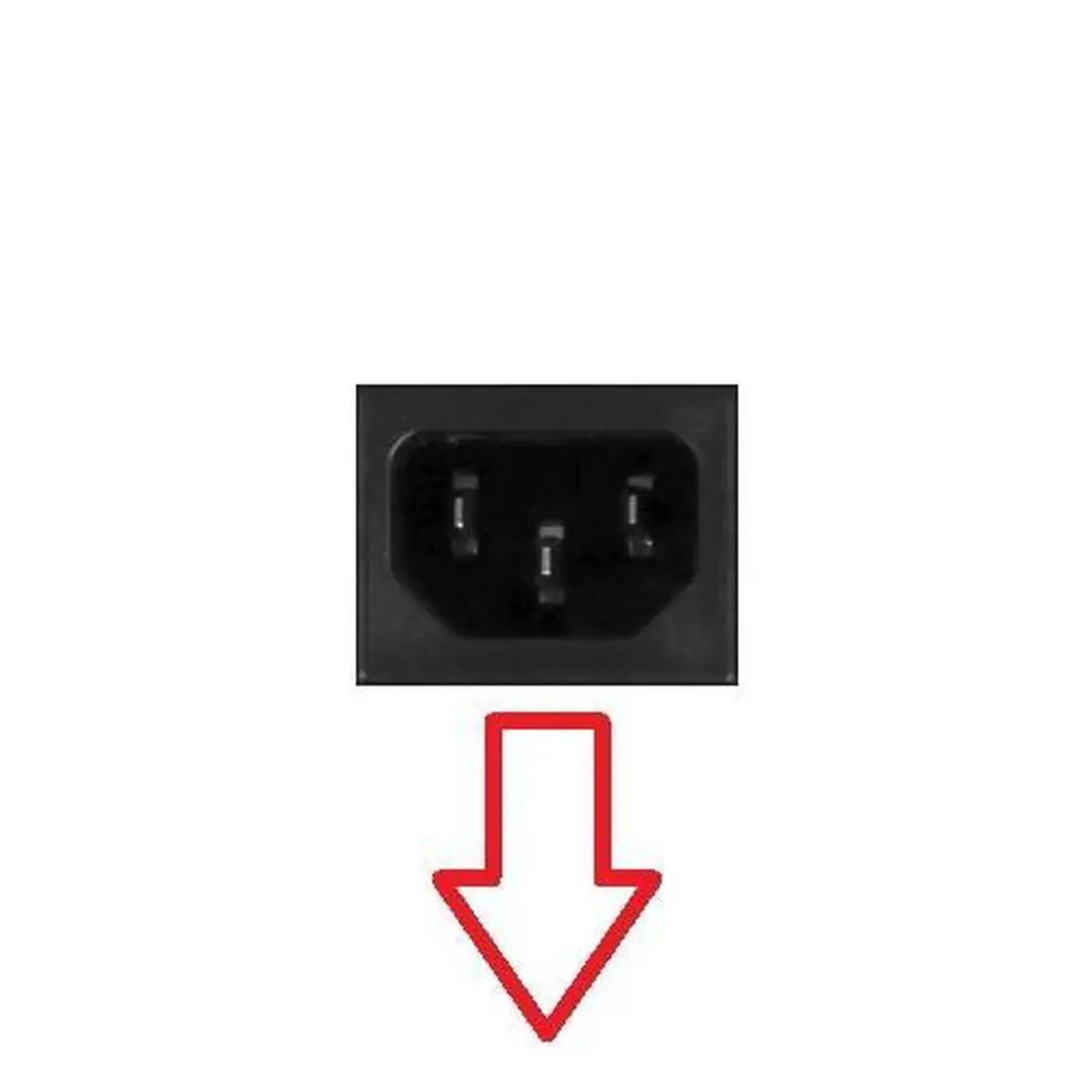 Nedis IEC-320-C13 Verlengstekker 90° Gehoekt - Zwart