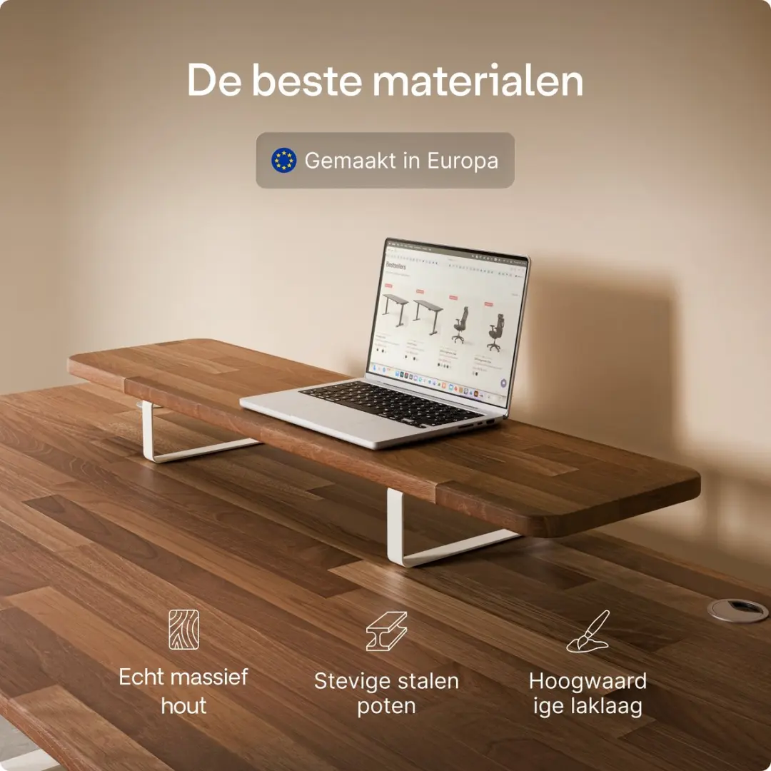 Desktronic Monitorstandaard 2 Schermen SKU_949 - 114x28cm