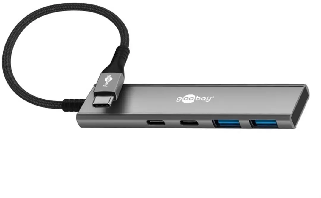 Goobay USB-C Hub 2x USB-A + 2x USB-C