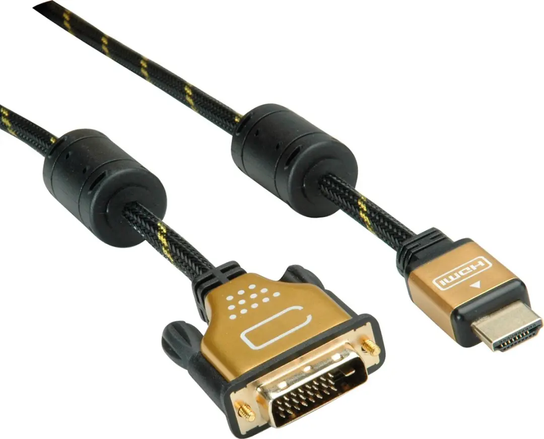 Roline Gold DVI-HDMI Kabel 1m - M/M