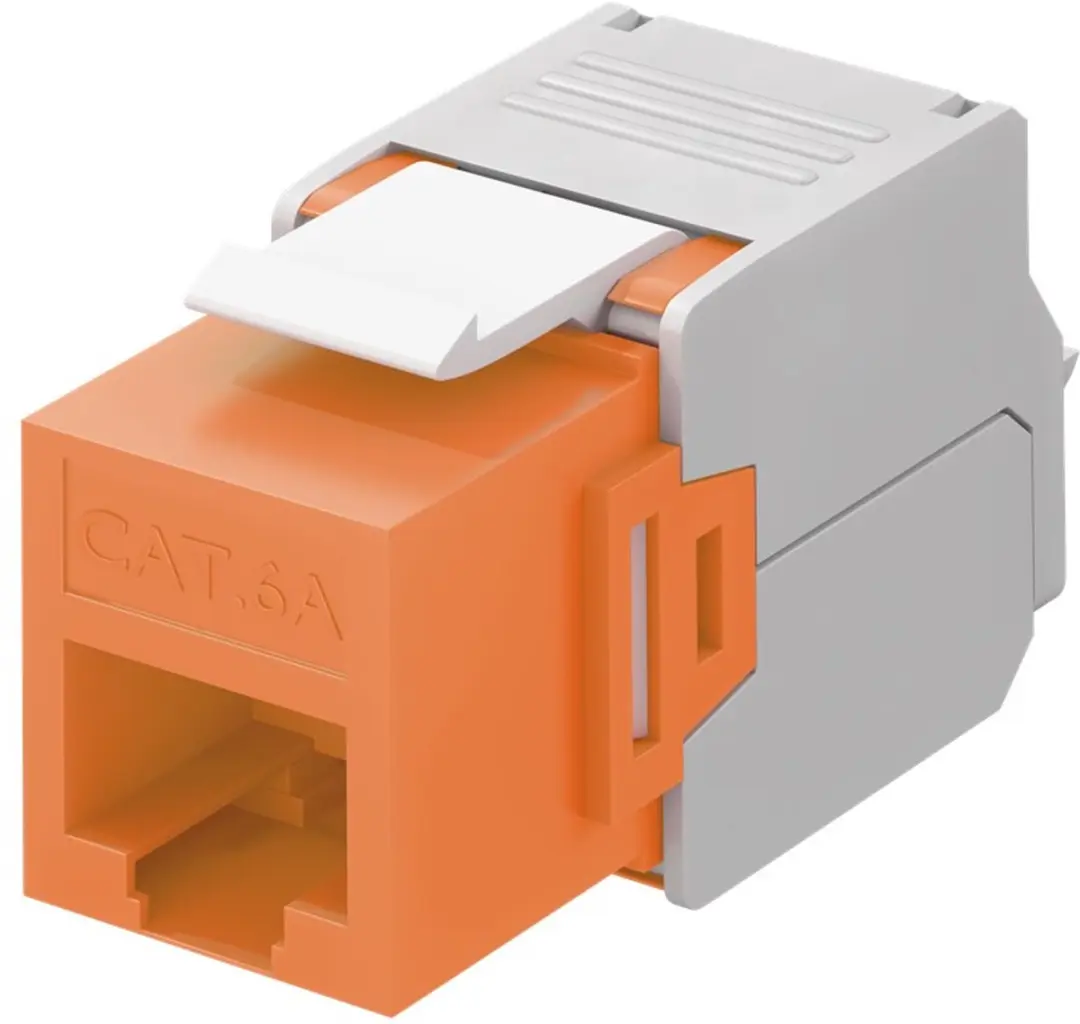 Goobay 1190867 Keystone Module RJ45 CAT 6A - Wit