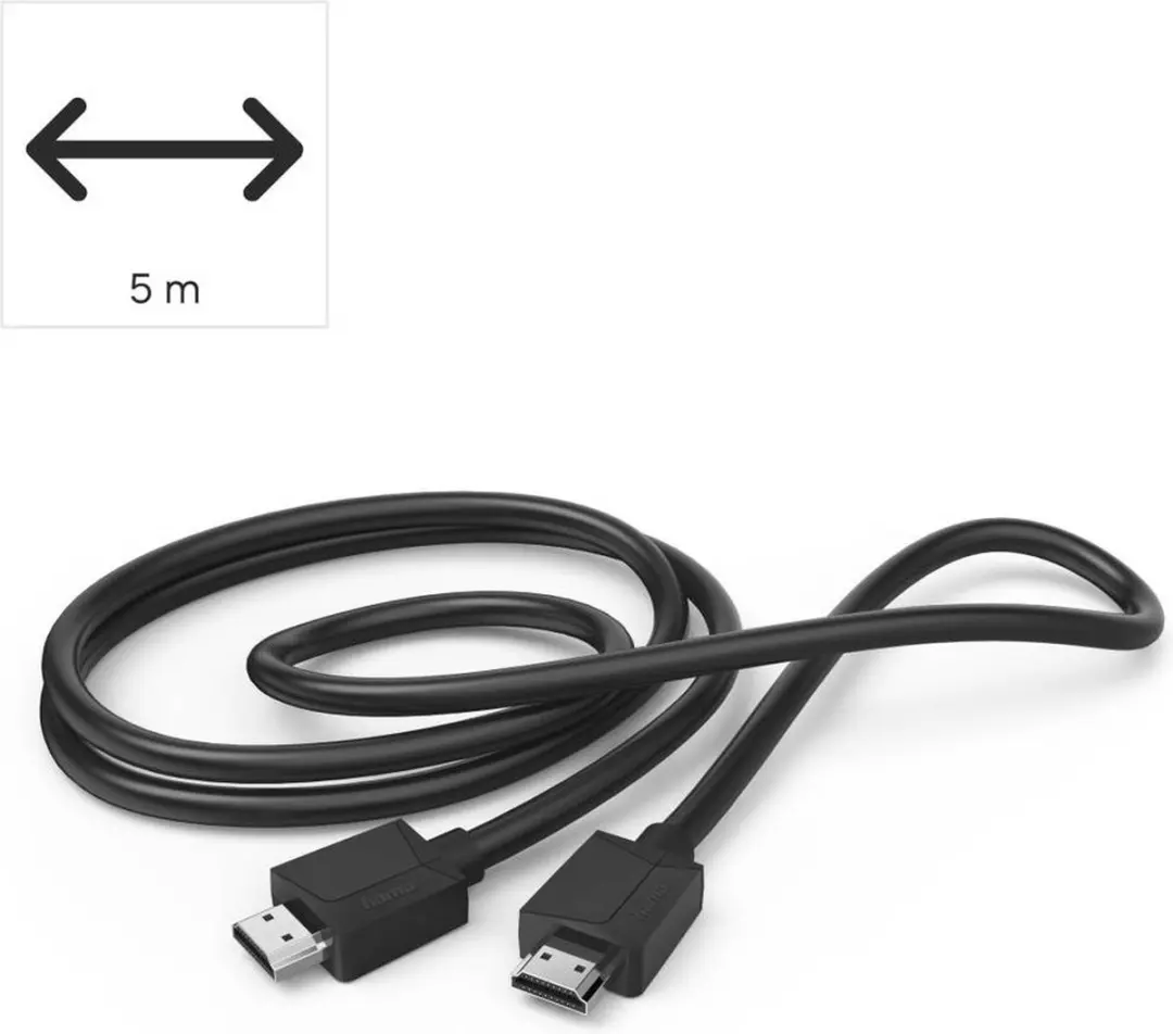 Hama High-Speed HDMI Kabel 4K 5m - Zwart