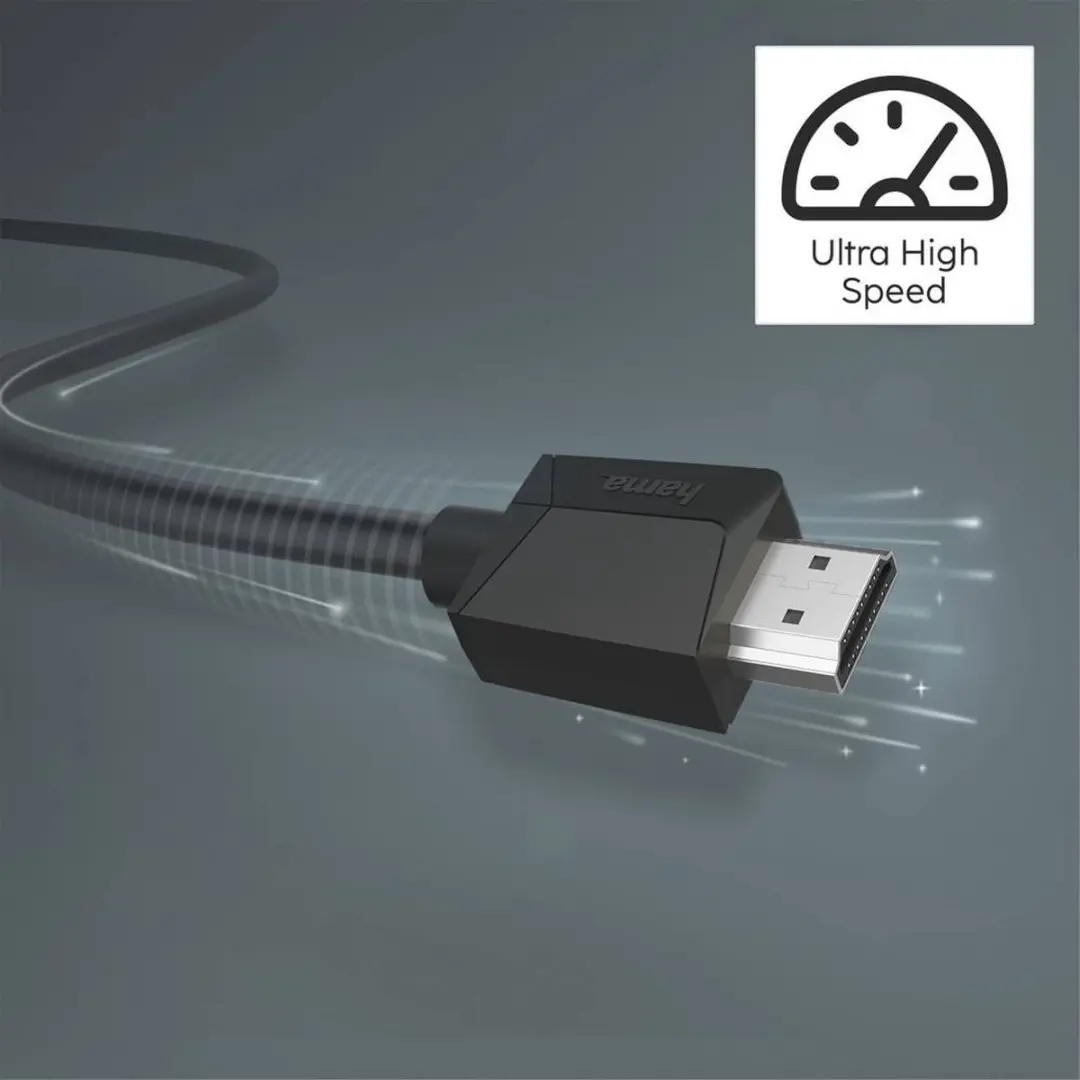 Hama High-Speed HDMI Kabel 4K 5m - Zwart