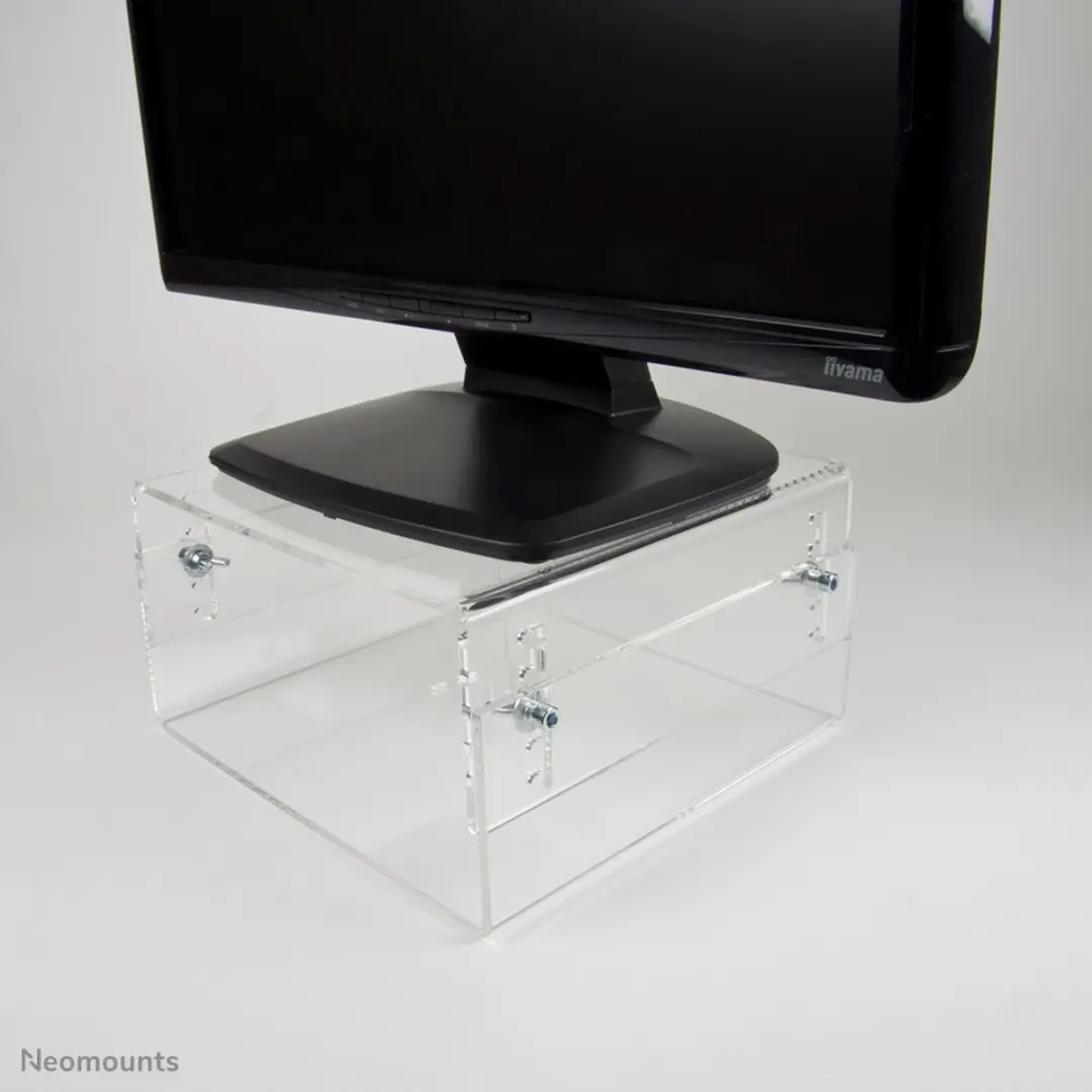 Neomounts NSMONITOR40 Monitor/Verhoger - Transparant - afbeelding 6 van 6