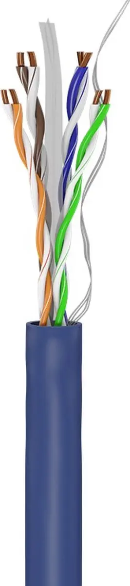 Goobay CAT6A Netwerkkabel 100m - Blauw