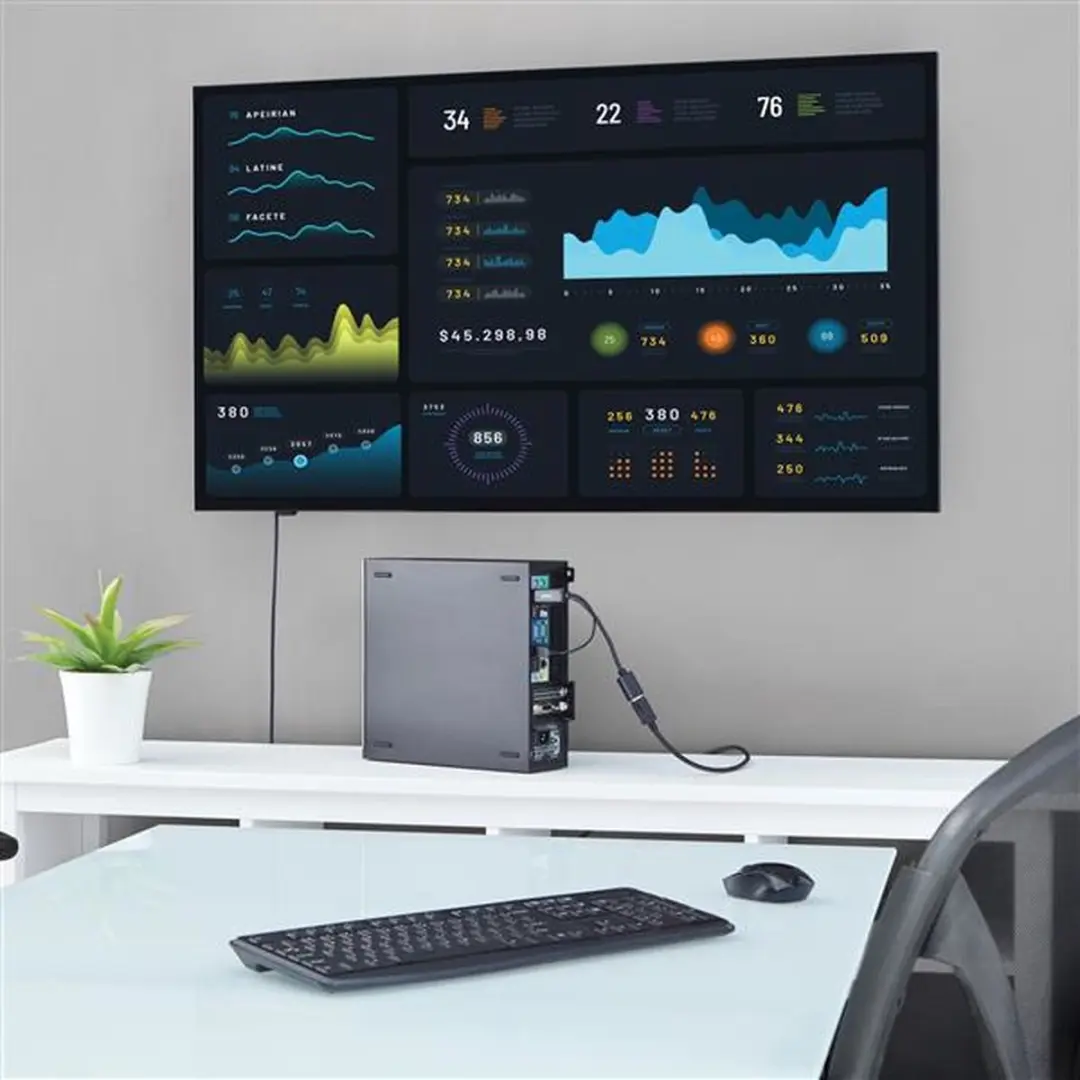 Startech HD2DP 4K HDMI naar DisplayPort Adapter - Zwart - afbeelding 6 van 6