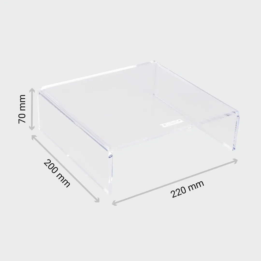 Desq Monitorstandaard Acryl 1539 - 70mm - 30 Inch