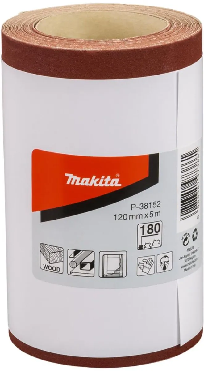 Makita P-38152 Schuurpapierrol 5m x 120mm K180