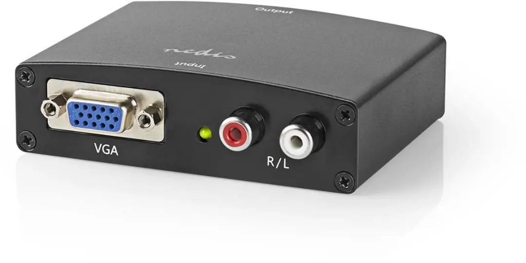 Nedis VCON3454AT HDMI naar VGA/RCA Converter - Antraciet