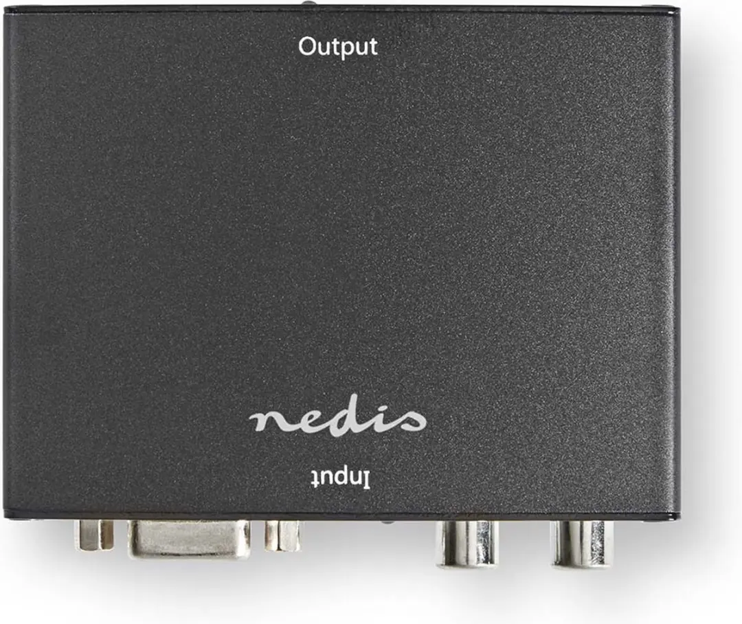 Nedis VCON3454AT HDMI naar VGA/RCA Converter - Antraciet