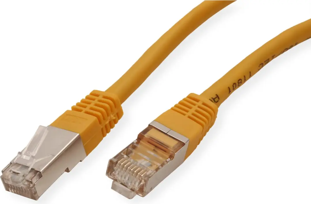 Value Patchkabel Cat.6 S/FTP PiMF Geel 1m