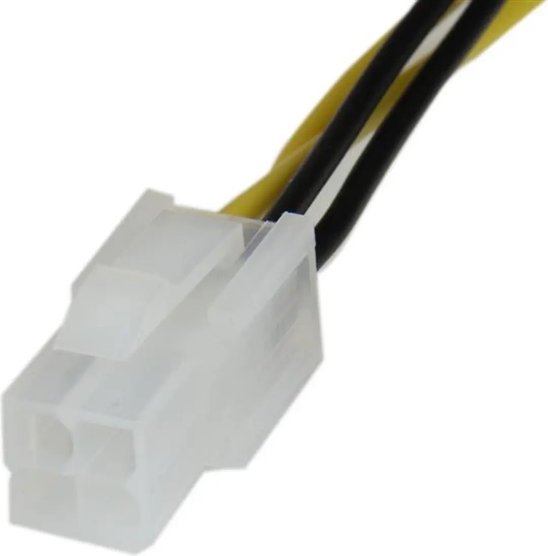 Startech ATXP4EXT ATX Voedingskabel - Zwart