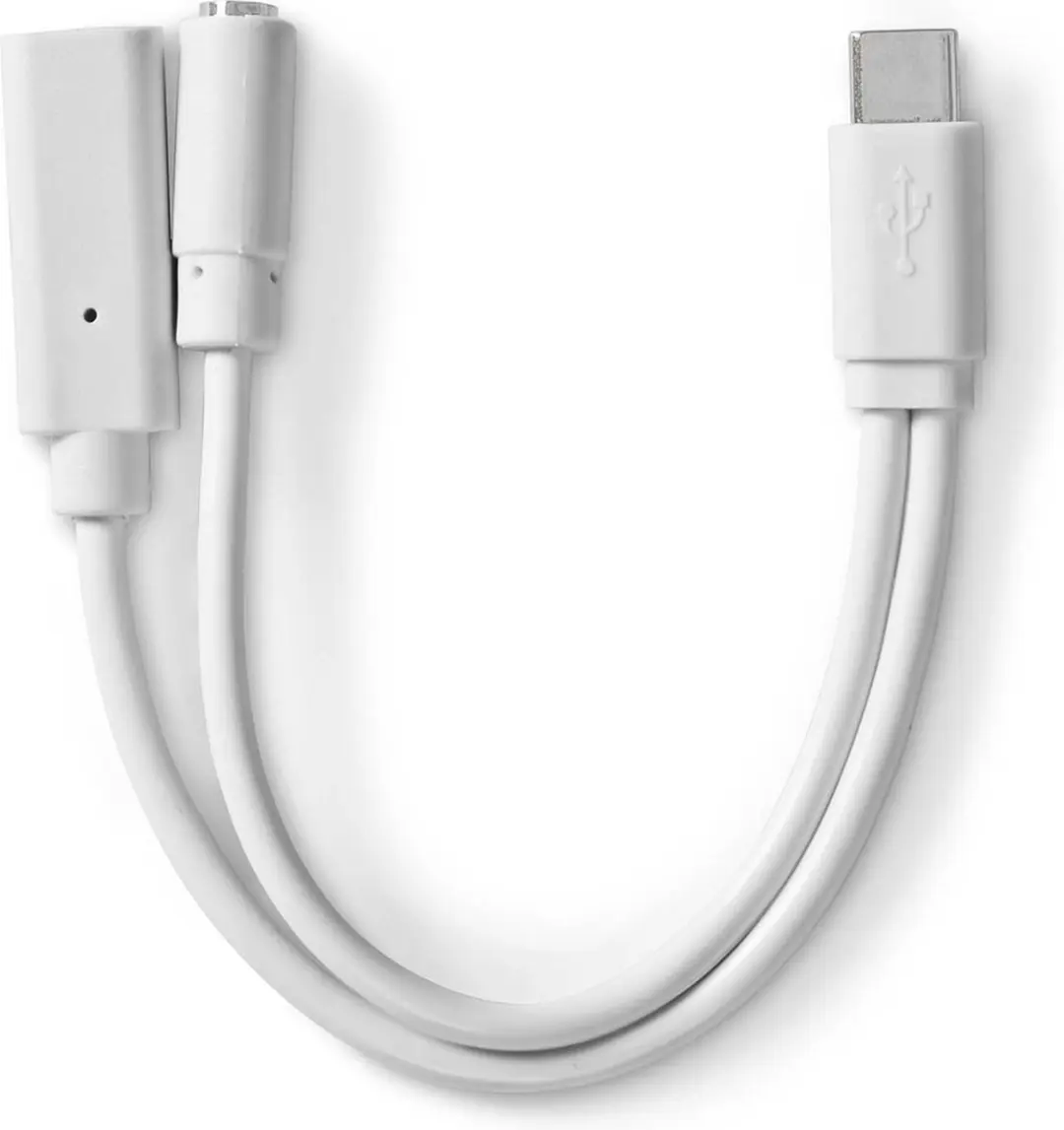 Nedis USB-C Adapter CCGB64922WT01 - USB 2.0 - 10cm - Wit
