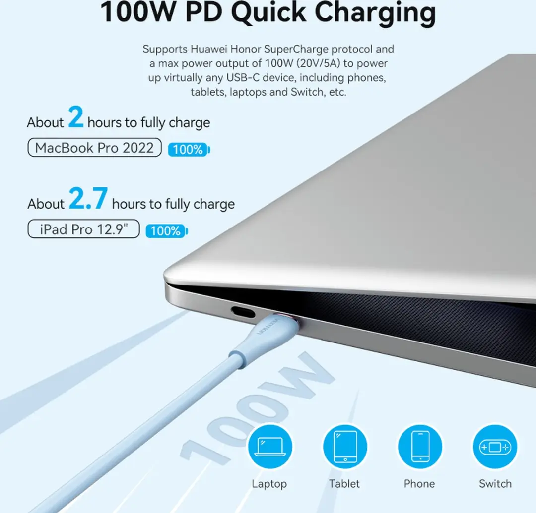Vention TAWGG USB-C USB 2.0 Kabel 1m - Groen