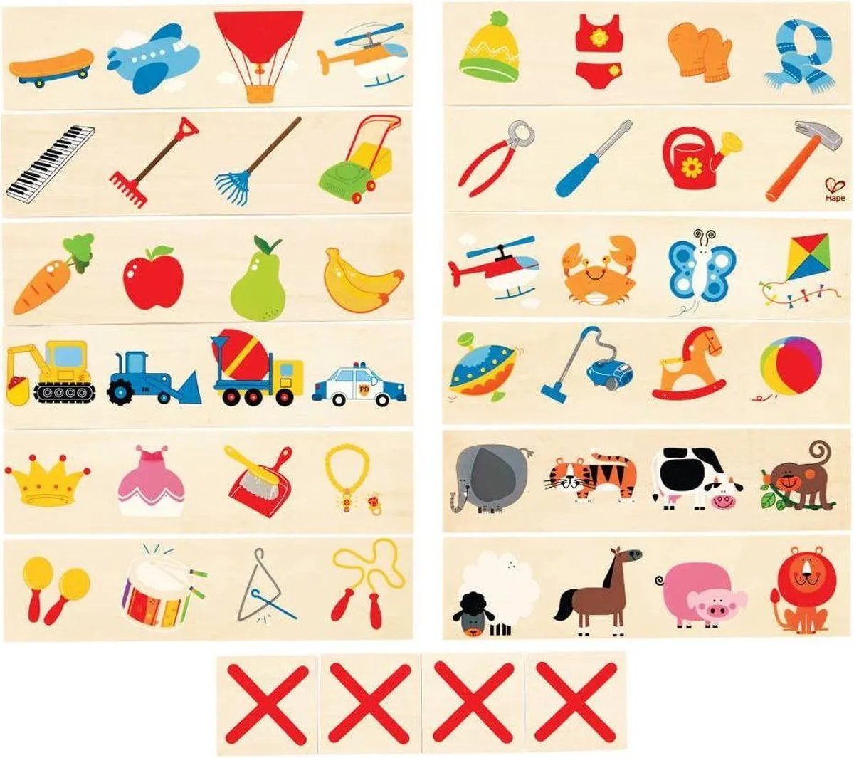 Hape Cross Out Houten Spel