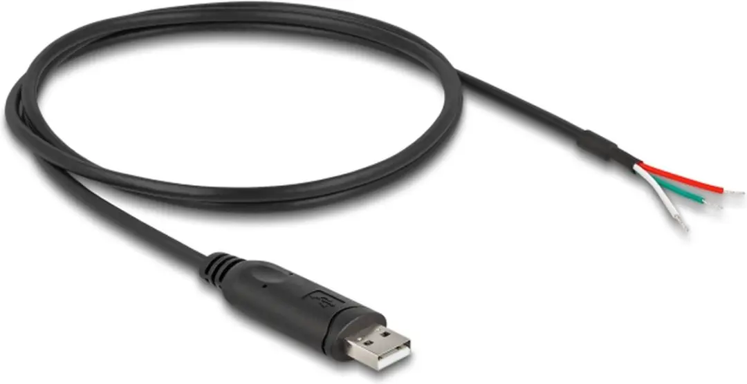 Delock USB 2.0 naar RS-485 Adapterkabel 1m - Zwart