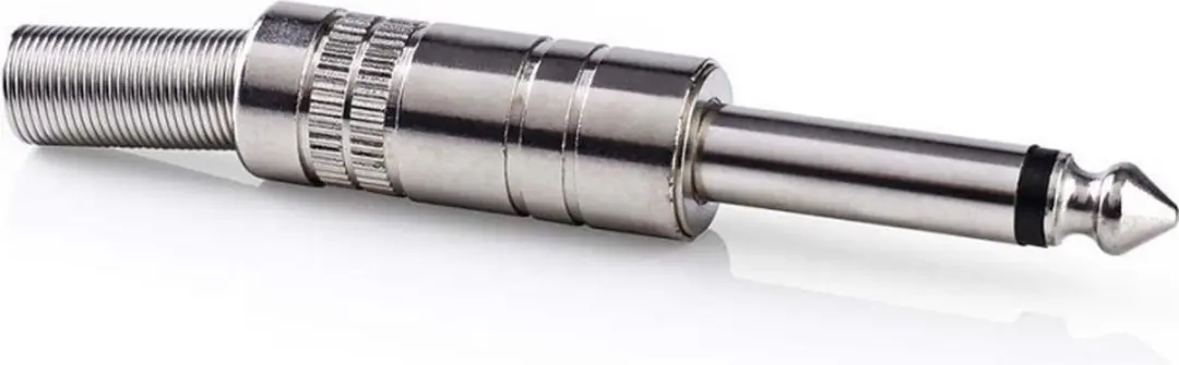 Nedis 6,35mm Audioconnector CAVC23980ME - Male - Vernikkeld - 25 Stuks