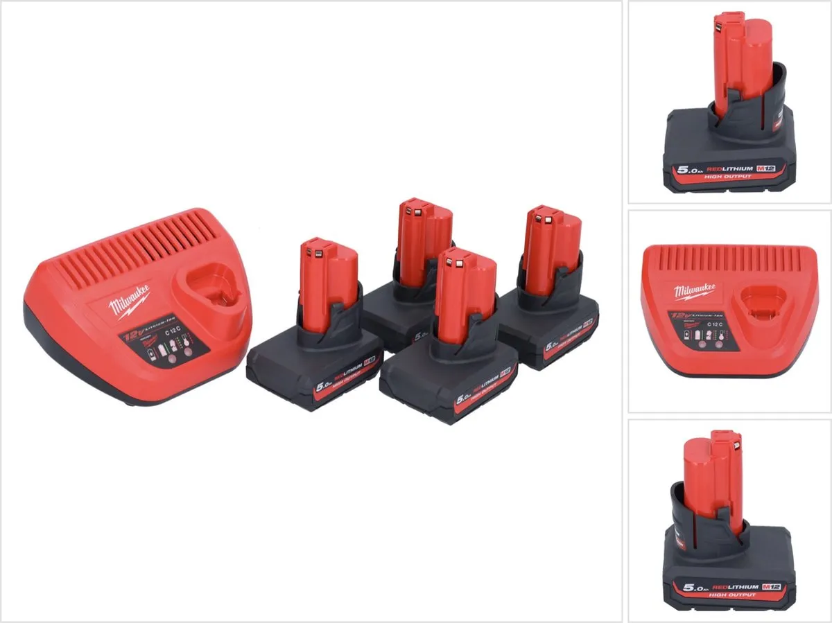 Milwaukee M12 HB5 High Output Startset
