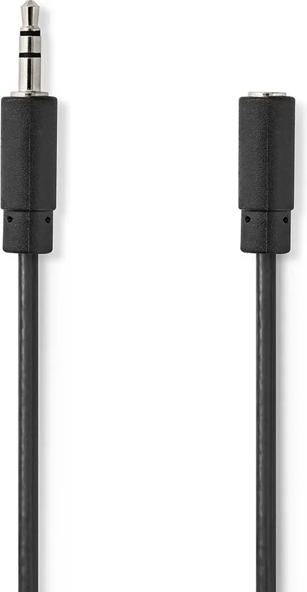 Nedis Stereo-Audiokabel 3,5mm M/F - 10m - Zwart