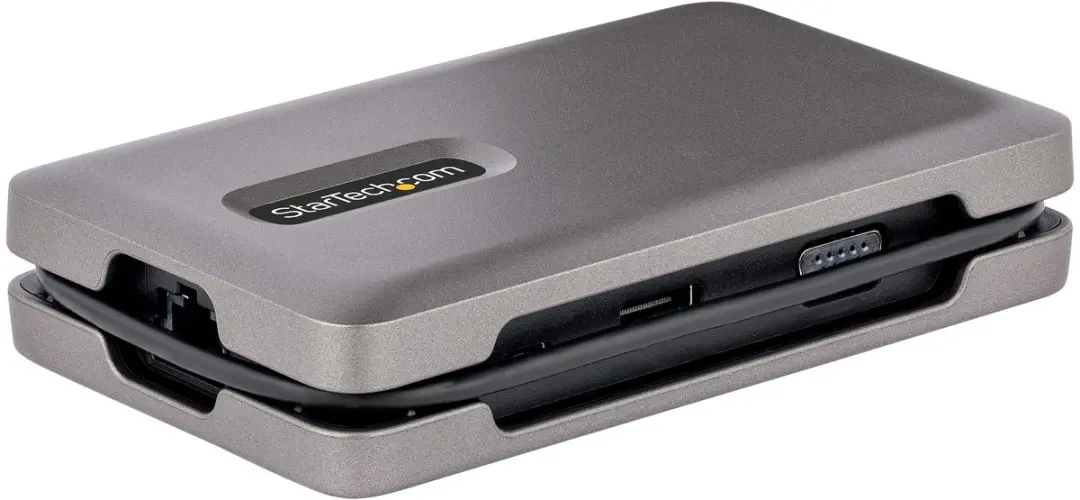 Startech DKM31C3HVCPD USB-C Adapter - 25 cm - Grijs