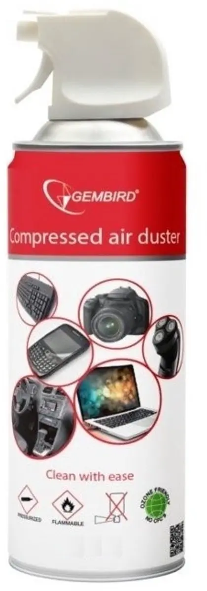 Gembird Air Duster Spuitbus 600ml - Wit