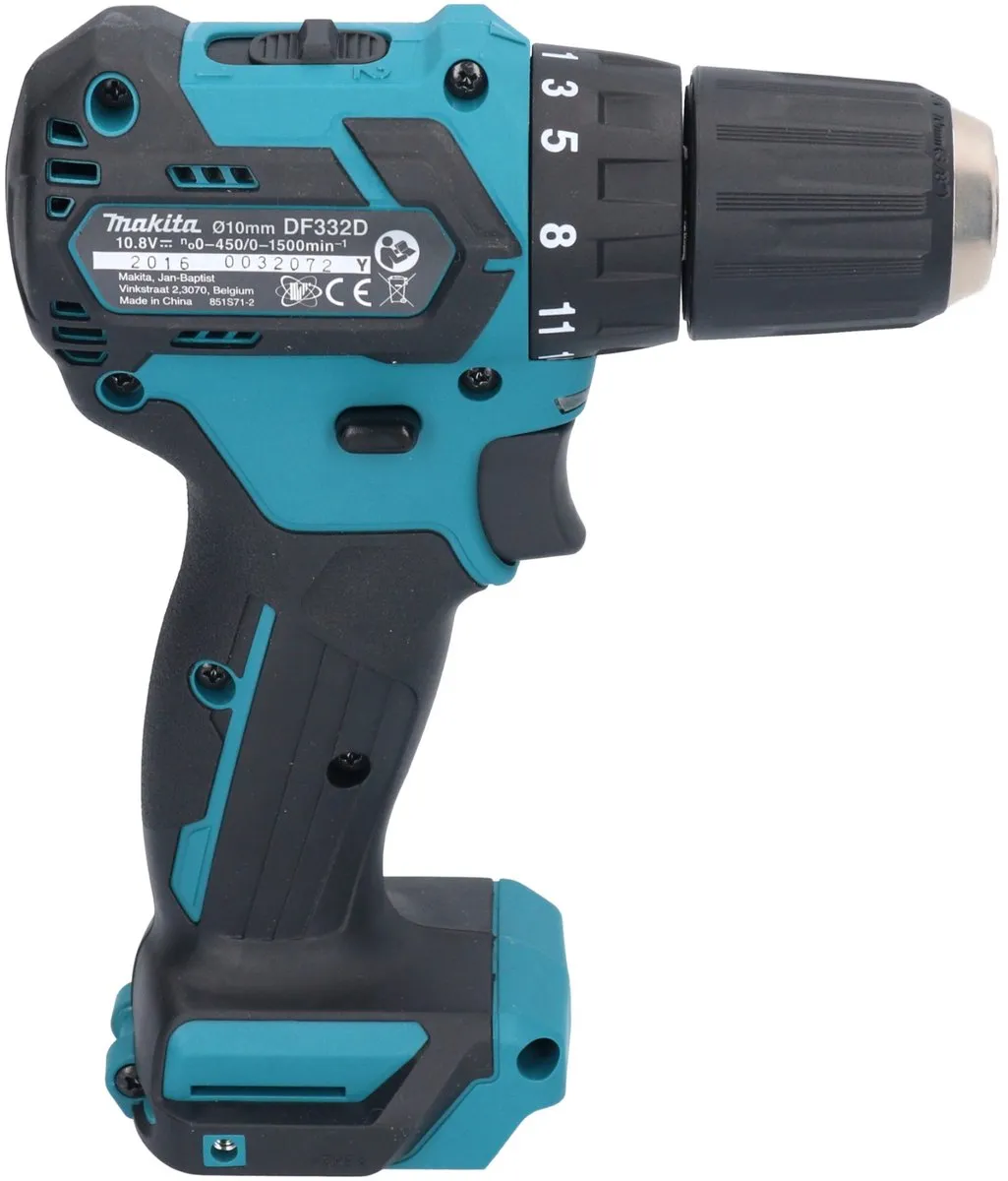 Makita DF 332 DM1E Accuboormachine 12V - 35Nm Borstelloos - 20 Instellingen - 1x 4,0Ah - afbeelding 6 van 6