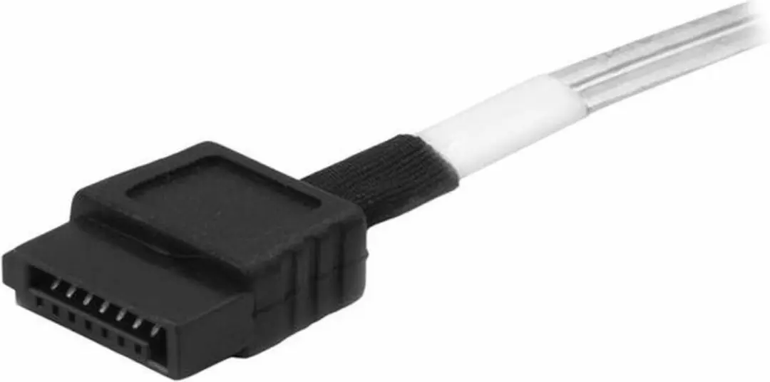 Startech SAS43SAT1M Mini-SAS naar SATA Kabel - 1m - Meerkleurig