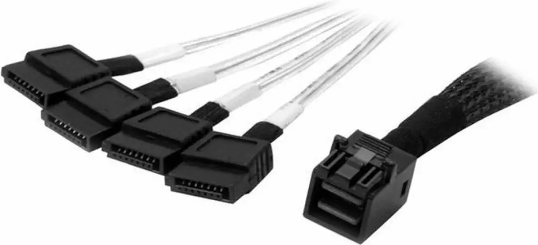 Startech SAS43SAT1M Mini-SAS naar SATA Kabel